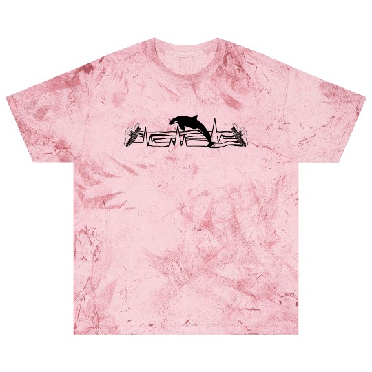 Funny Orca Heartbeat With Waves Blast T Shirts