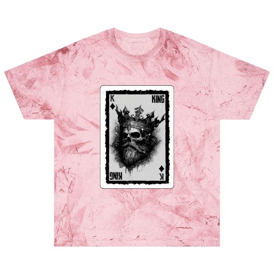 Gothic Card Game Halloween King of Clubs Blast T Shirts