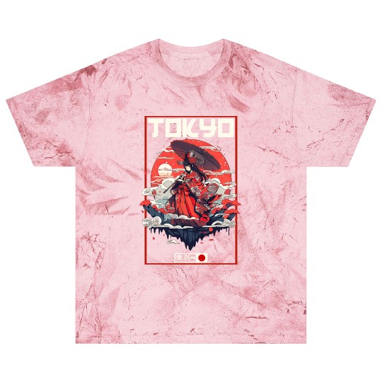 Asia 80s Japanese Retro Samurais Samurai Blast T Shirts