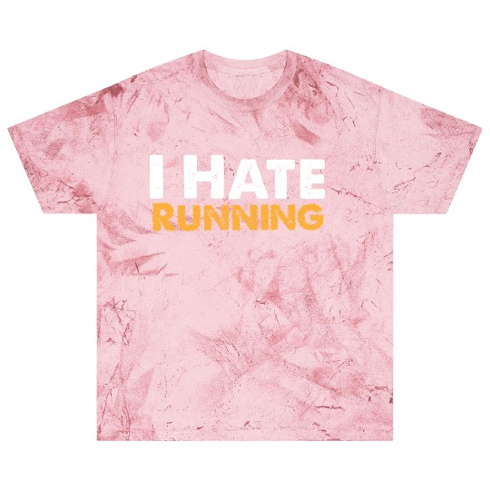 Mens I Hate Running Blast T Shirts Funny Sarcastic