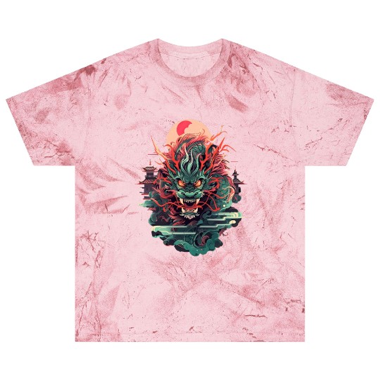 Tokyo Asia 80s Japanese Retro Dragon Dragon Blast T Shirts