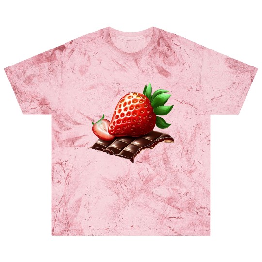 Sweet Temptation: Strawberry Meets Dark Chocolate Blast T Shirts