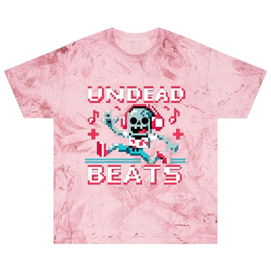 Undead Beats - 8-bit Zombie Groove Blast T Shirts