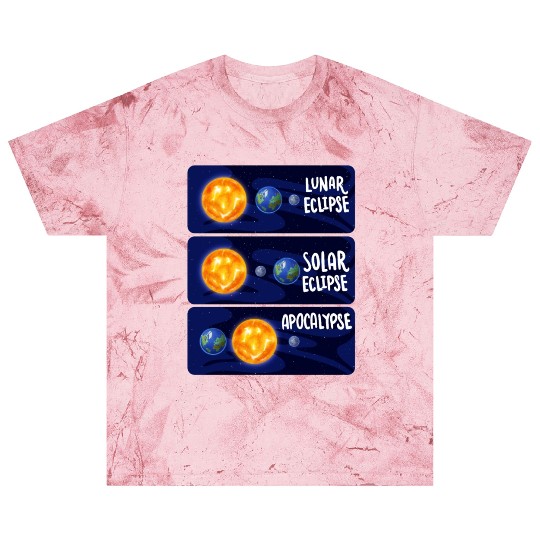 Lunar Eclipse Solar Apocalypse Astrology Science Blast T Shirts