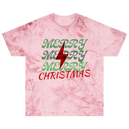 Merry christmas with lightning bolt Blast T Shirts