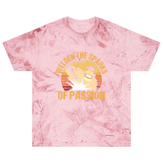 Welder Sparks Passion Retro Metal Processing Blast T Shirts
