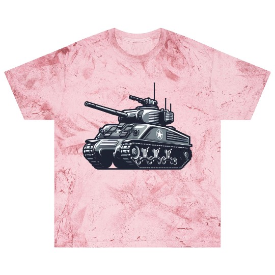 American M4 Sherman Tank: WWII Military Armor Blast T Shirts