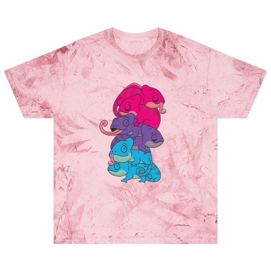 Androgynous Flag Pride Lgbtq Cute Chameleon Blast T Shirts