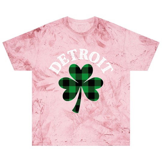 Detroit Michigan Irish Shamrock St Patrick s Day Blast T Shirts