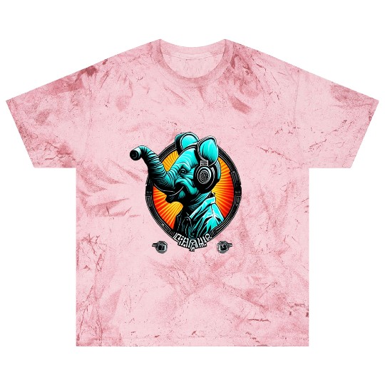Colorful elephant face Blast T Shirts