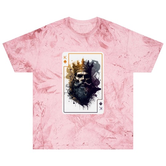 Creepy Card Game King Spades Poker Nightmare Blast T Shirts