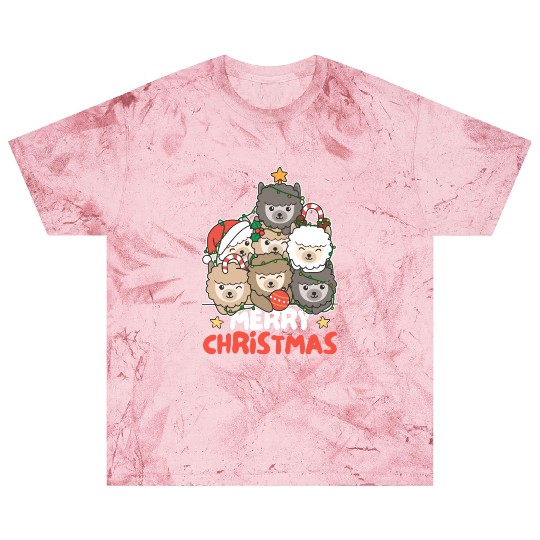 Alpaca Christmas Tree Merry Christmas Blast T Shirts