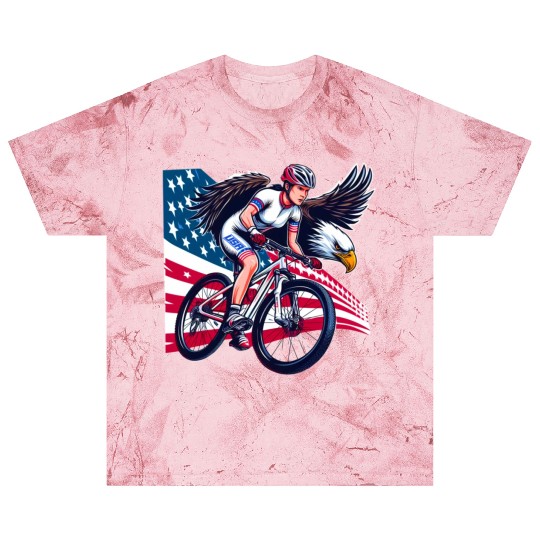 USA Egle biker mtb racer girl Blast T Shirts