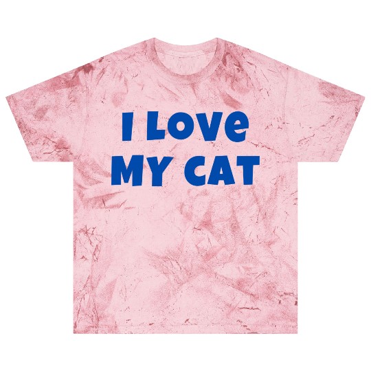 I LOVE MY CAT in Blue (Gift for Cat Owner) Blast T Shirts