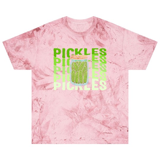 Pickle Blast T Shirts, Jar Of Pickles Cute Retro Green Blast T Shirts