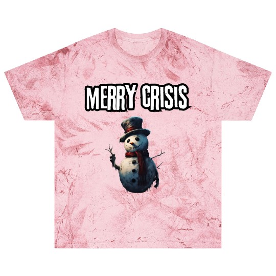 merry crisis, snowman, humorous, merry christmas Blast T Shirts