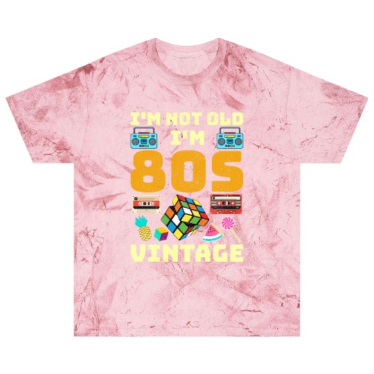 80s Vintage Vibes - Retro Design with Neon Colors Blast T Shirts