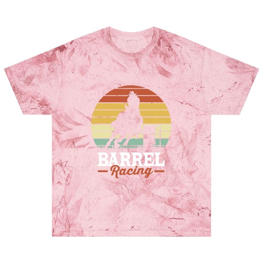 Retro Barrel Racing Blast T Shirts