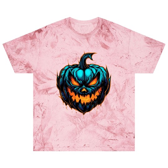 Spooky Colorful Halloween Pumpkin Blast T Shirts