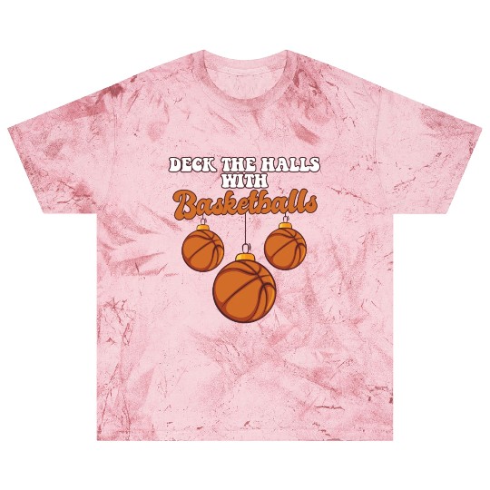 Basketball Player Coach Christmas Balls Deck The Blast T Shirts