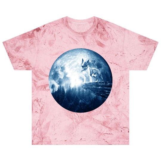 Bull Terrier Miniature Dog Moon Dog Mom Dad Women Blast T Shirts