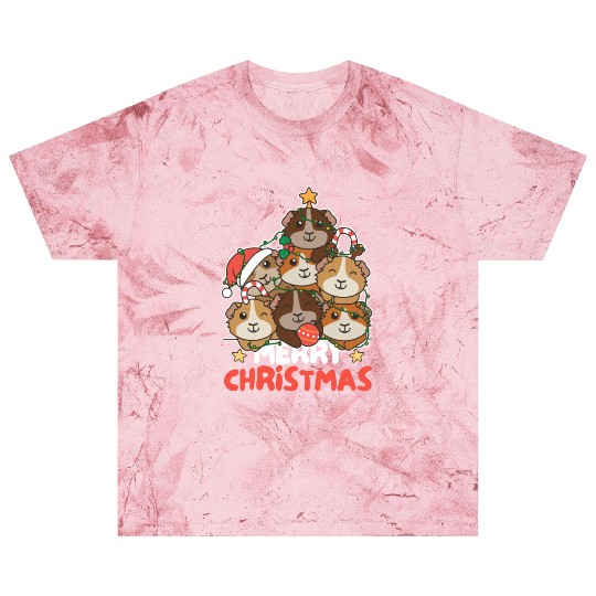 Guinea Pig Christmas Tree Merry Christmas Blast T Shirts