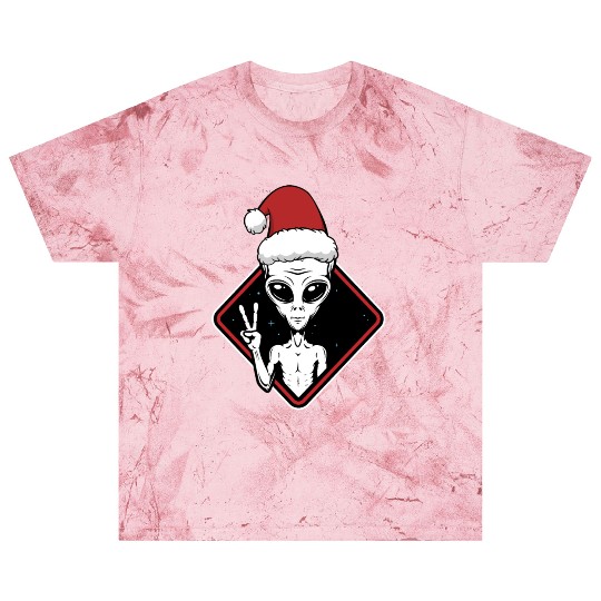 Alien Christmas Peace Blast T Shirts