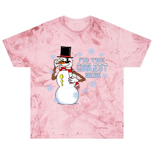 Cool Snowman Funny RubberHose Retro Winter Cartoon Blast T Shirts