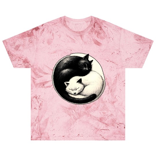 Yin and yang cats sleeping Blast T Shirts