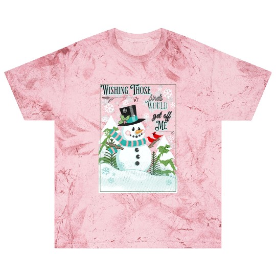Funny Cranky Snowman Blast T Shirts