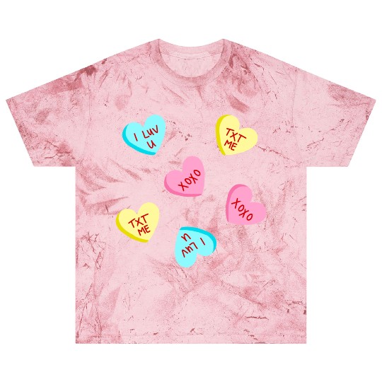 Sweet Candy Hearts Valentines Day Blast T Shirts
