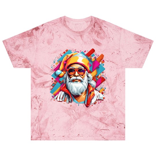 Y2K Santa Claus Blast T Shirts