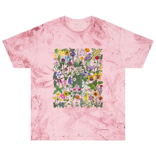 Botanical Wildflower Floral Gardening Blast T Shirts