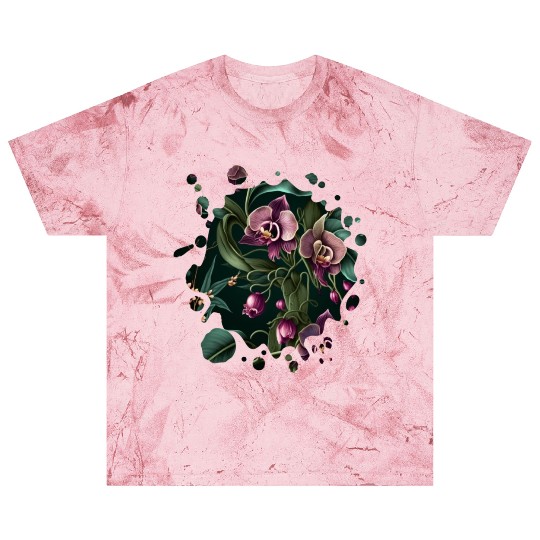 Orchid Inspired Flower Plant Lover Funny Gardening Blast T Shirts