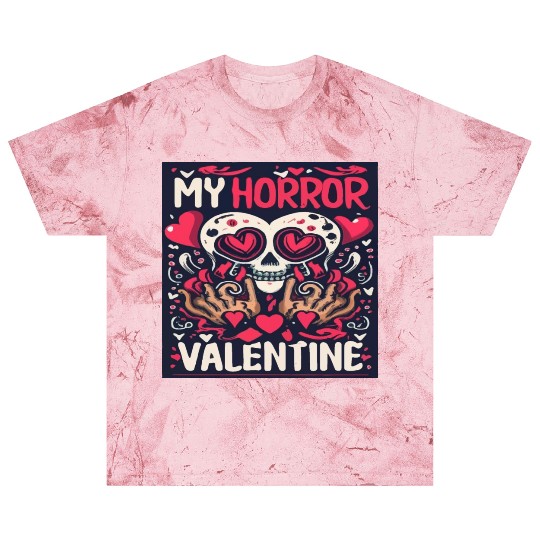 My Horror Valentine Skull Heart Blast T Shirts