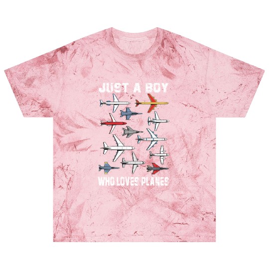 Airplane Just A Boy Who Loves Planes Boys Toddler Blast T Shirts