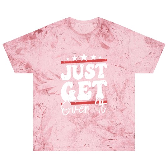 Just Get Over It Riding Girl Horseback Blast T Shirts