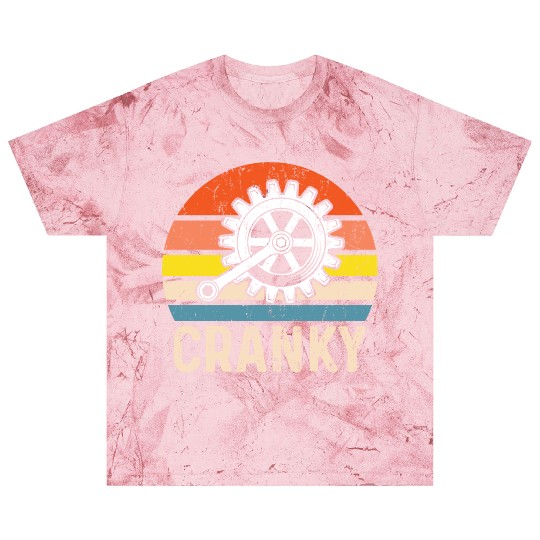 Cranky Vintage Sun funny Bicycle Lovers Blast T Shirts