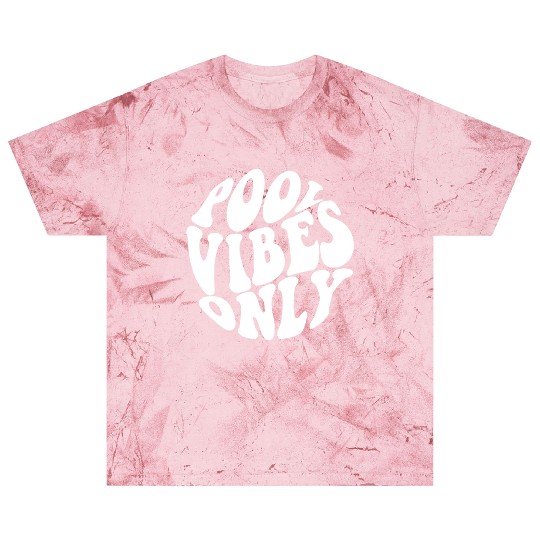 Pool Vibes Only Funny Swimming Pool Swim Team Blast T Shirts