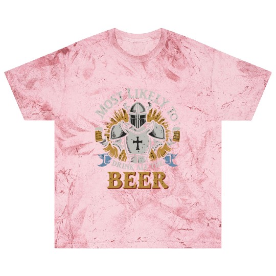 Christmas Most Likely To Drink All The Beer Winter Blast T Shirts