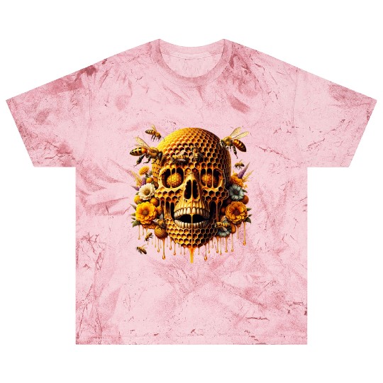 Sweet Life Skull Blast T Shirts Honeycomb Haven Bumblebee