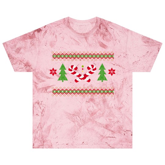 Candy canes pattern for Christmas Blast T Shirts