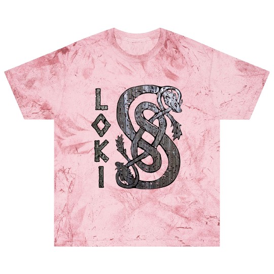 Loki's Symbol The Serpent Blast T Shirts Thor Mjolnir Valknut