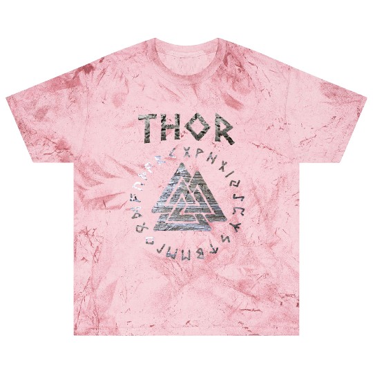 Thor Mjolnir Valknut Vikings Runes Blast T Shirts