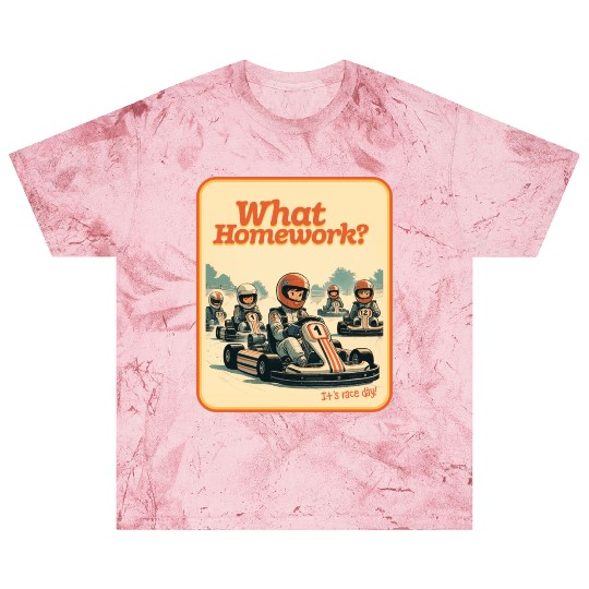 What Homework? It’s Race Day! Blast T Shirts