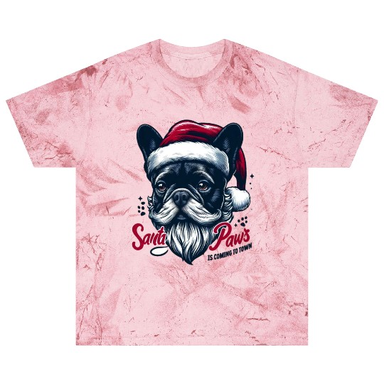SANTA PAWS IS COMING TO TOWN Blast T Shirts