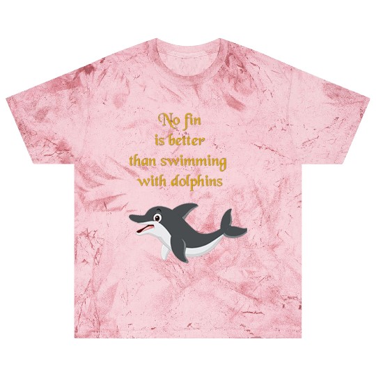 Embrace the Waves with Dolphins Blast T Shirts
