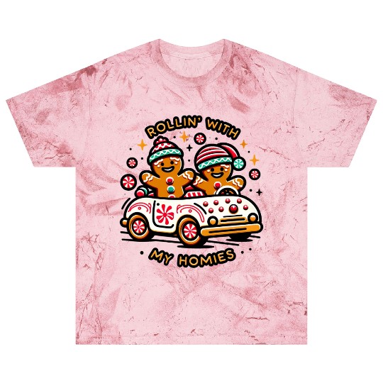 Rollin' With My Homies Vintage Gingerbread Men Blast T Shirts
