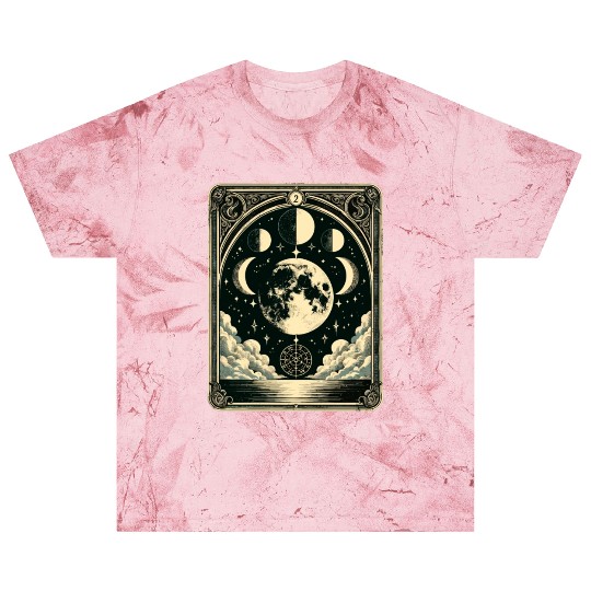 Tarot Card Vintage Moon Phase Astrology Tarot Blast T Shirts
