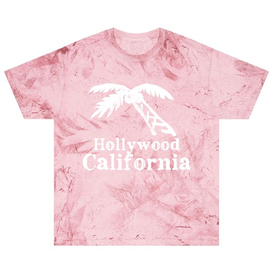 Hollywood California Palm Tree Souvenirs Gifts Blast T Shirts